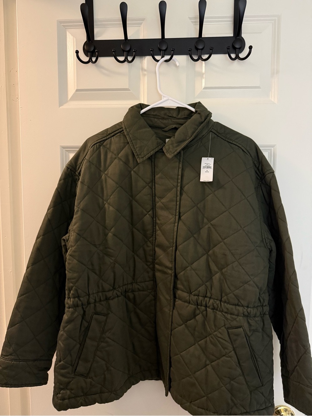 Gap Quilted Olive Green Jacket